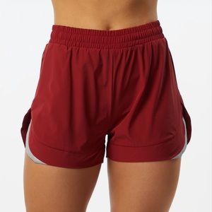 Alphalete Stride Shorts in Tartan Red ☄️🔥